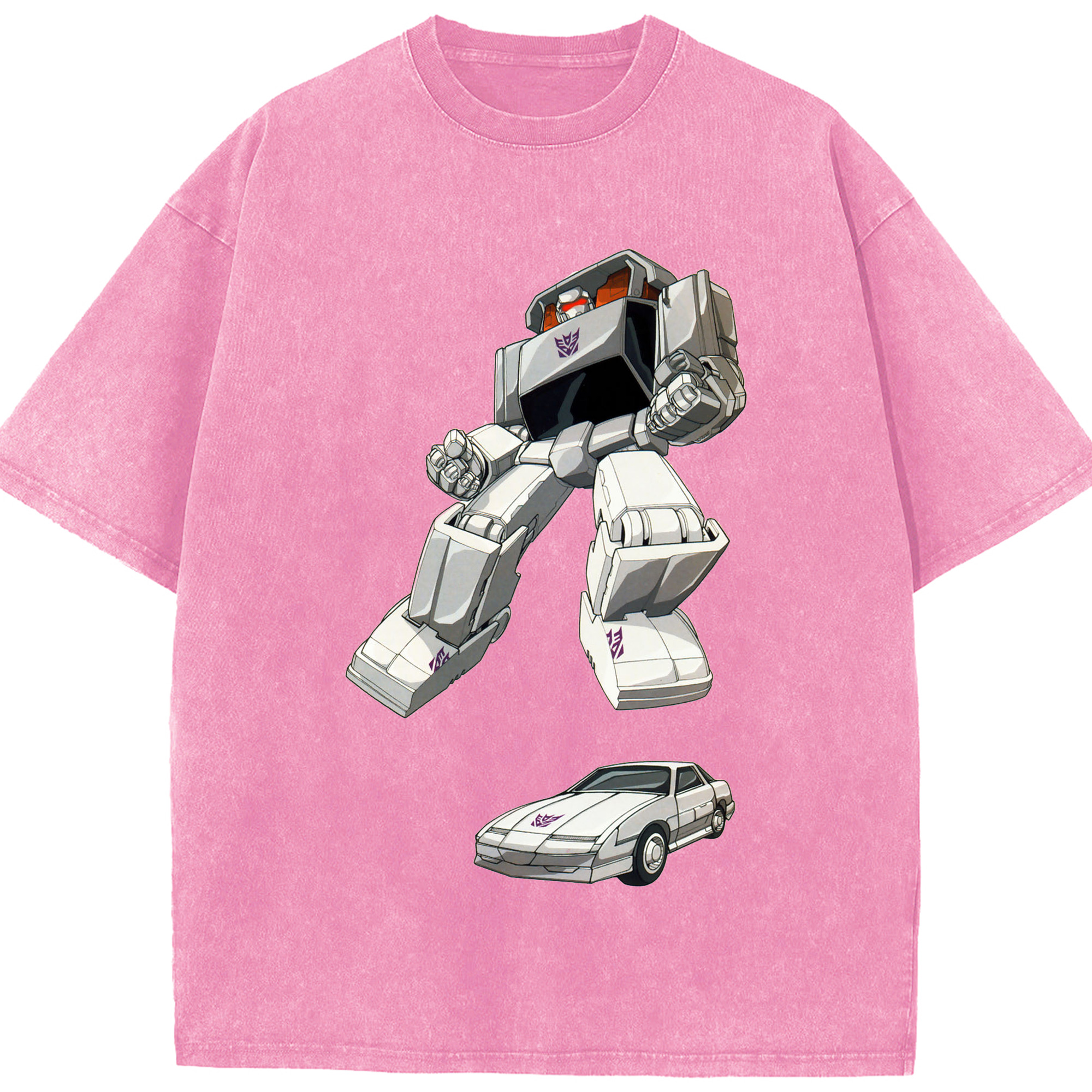 （画像用）  綿100% ヴィンテージ風 半袖Tシャツ（フロントプリント）